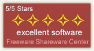 LinkyCat has received a 5 stars rating at Freeware Shareware Center.