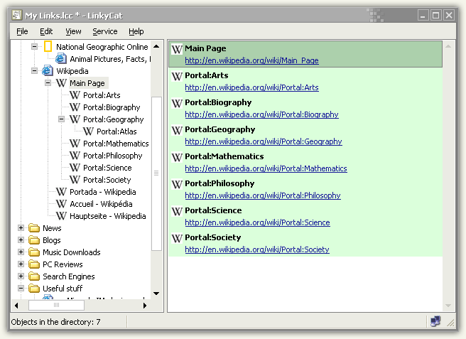 LinkyCat - Bookmarks manager