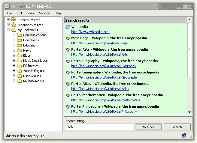 LinkyCat - Bookmarks manager - Why make searching complicated?